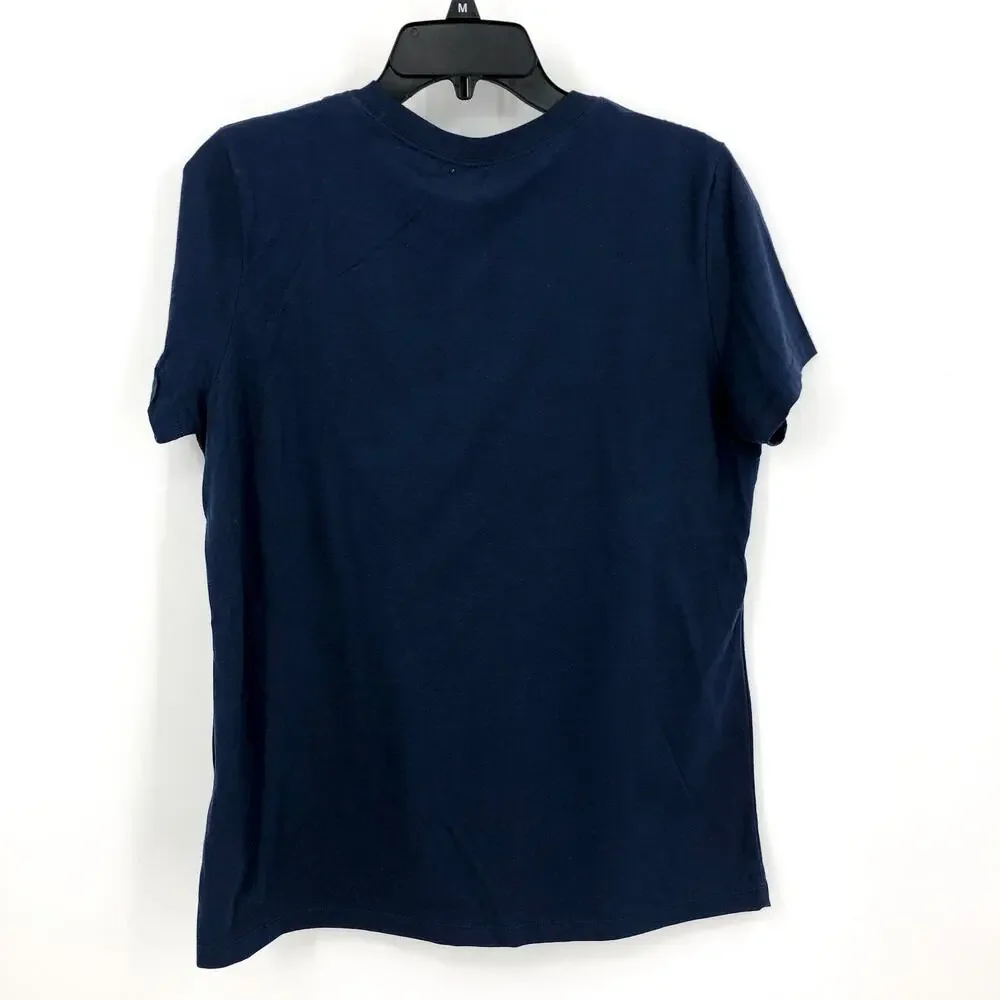 NIKE Womens Houston Astros City Connect Wordmark T-shirt Large Navy NWT NKAF-44B